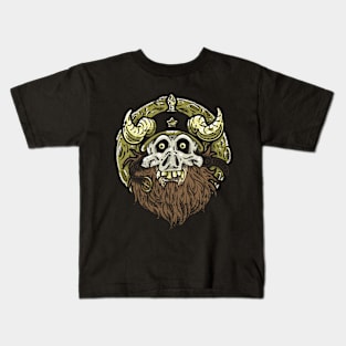 Old Skull Biker Kids T-Shirt